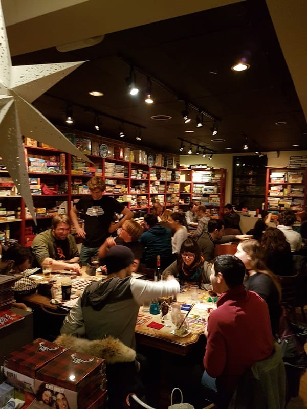 Board games at Randolph Pub Ludique